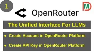 Введение в платформу OpenRouter | Бесплатная или с открытым исходным кодом программа LLM | GenAI ...