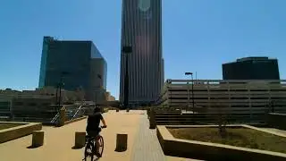 Tulsa, Oklahoma Downtown - 4K Camera - E-Bike Ride