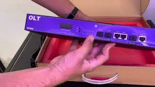 OLT GPON C-Data - Unboxing