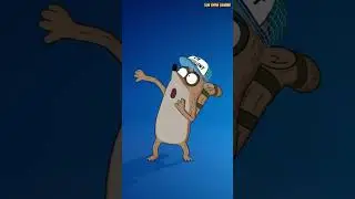 *NEW* Sidekick Rigby 👈 #fortnite #emotes #shorts
