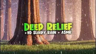 Deep Rain Relief 🌧️ 2 Hz Binaural Beats | 8D Sleep Music + ASMR for Anxiety & Stress
