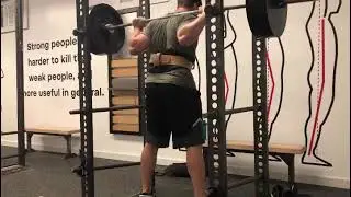 First time squatting 405 at starting strength Boston