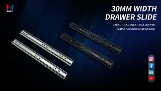 30mm width drawer slides | Home furnishing | Kitchen fittings | Manufacturer #drawerslide