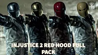 New INJUSTICE 2 Red Hood Lore Accuate Mod Pack Bundle Showcase | Arkham Knight Mods