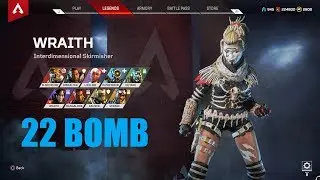 22 Kills with Wraith - PS4 Apex Legends