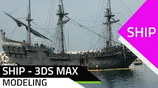 Modeling Ship Live - 3ds Max #Unrealengine5  #Live #3dsmax #gamedevelopement