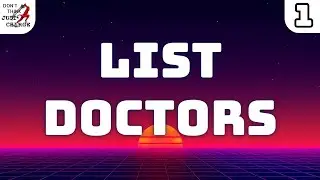 List Doctors Episode 1 - One Page Rules Expert List Analysis and Development