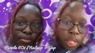 Purple 60s Makeup + Yap ♡