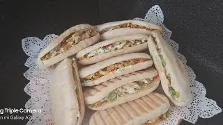 @سندويتشات بعجينة البطبوط بمذاق الشاورما