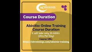 Ab Initio Tutorial | Ab Initio Online Training | SK Trainings