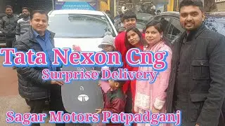 Nexon Cng Surprise Delivery Sagar Motors Patpadganj Delhi #nexon 