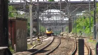 Stock Footage Train Passing Fast 1 HD video 1080p