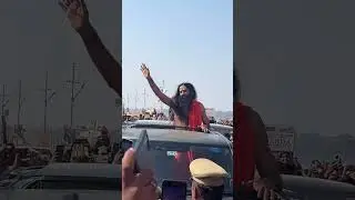 Ramdev baba in Mahakumbh #mahakumbh #kumbh #shorts #ganga #kumbhmelaprayagraj #trending #happy