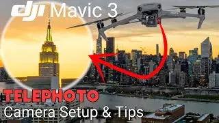 Фотосъемка с помощью телеобъектива DJI Mavic 3 😲 для начинающих!