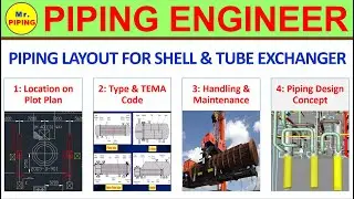 Piping Layout for Shell & Tube Exchanger