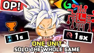 Can GOKU (TRUE ULTRA INSTINCT) Solo The Whole Game?! | Anime Last Stand (GLITCHED AVATAR GLORIOUS)
