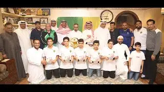 ديوانيه المرحوم زكي المطرود تكرم ناشئين وشباب تنس الطاوله بمناسبه صعودهم للممتاز
