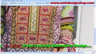 How to Make Wilcom Design || Computer Embroidery Design Tutorel || China,  swf,  tajima , (PAT-89)