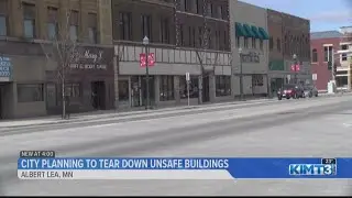 City planning to tear down unsafe buildings