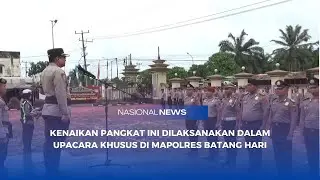 RESMI NAIK PANGKAT SETINGKAT LEBIH TINGGI, 47  PERSONEL POLRES BATANG HARI SUMRINGAH