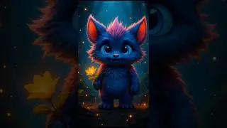Привет! Я Пшик ! 😊 #cute #cutemonster #aivideo #aiart #сказка #сказкинаночь #пшик