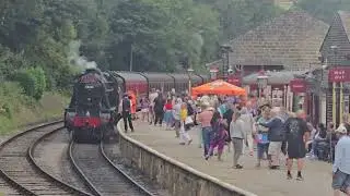 Br 8F No 48305 at Oxenhope Station 16/08/25