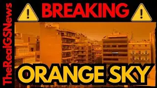 BREAKING: Saharan Dust Turning The Sky Of Athens, Greece Completely Orange