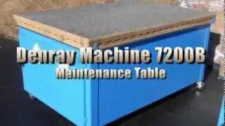 Denray Machine Down Draft Maintenance Table 7200B on GovLiquidation.com