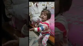 How my child speaks🗣 wait for end..🤣 funny #viralvideo #ytshorts #trending #cutebaby