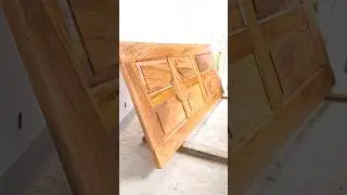 Solid wood door design #bkcarpenter #woodendoor #shorts #viralshorts