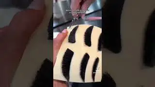 ASMR eyebrow shaping #estheticianstudent #eyebrows #beautyschoolstudent #tweezers