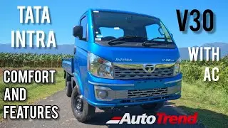 Обзор комфорта и оснащения салона Tata Intra V30 AC | TeamAutoTrend