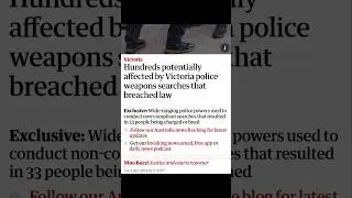 VIC POL #IBAC #news #RIGHTS #INFORMED #BREACH #LAWS #VICPOL