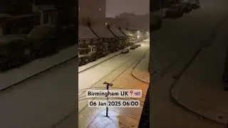 Birmingham UK snow