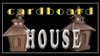 BEAUTYFUL CARDBOARD HOUSE  ||DIY|| hand craft ||BISWARONGCREATION|| BEST OUT Of WASTE||