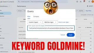 Setup This Regex GSC Filter to Find Hidden Keywords (30 Second Hack)