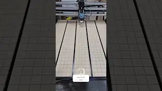 Onefinity CNC Grid Line Carving! ⚙️ #onefinitycnc #4x4cnc #cncrouter  #cncmachines