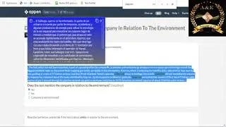 Determine If The Text Mentions A Company In Relation To The Environment