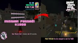 How To Complete PCJ Playground Mission In Gta Vice City | PCJ 500 | Side Mission