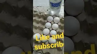 eggs and vodka. #ytshorts #shorts #eggs #vodka