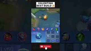 VALENTINA BEST BUILD | BEST EMBLEM 🔥 | Mobile Legends Bang Bang