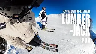 Flachauwinkl-Kleinarl LUMBERJACK Top to Bottom! Austria SKI 4K POV