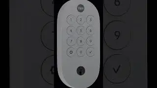 Yale Smart Lock with Matter in Ash