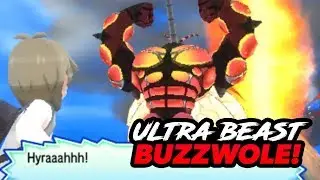 CATCHING THE ULTRA BEAST BUZZWOLE IN POKEMON ULTRA SUN & MOON!