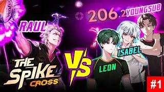 Raul VS Rank S in Tournament !! Full Gameplay !! The Spike Volleyball Cross #1