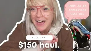 THRIFT WITH ME | What I sourced for OVER $150 at Goodwill 🛍️