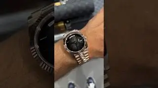 Plain Rolex, Dark Dial &ndash; Subtle Flex #rolex #watch