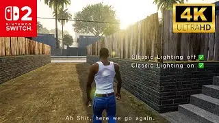 GTA San Andreas Definitive Edition - Switch 2 4K Gameplay
