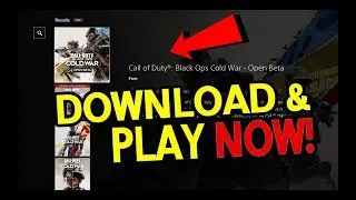 BLACK OPS COLD WAR BETA DOWNLOAD PS4 TUTORIAL *EASY* | HOW TO PLAY BLACK OPS COLD WAR EARLY! (2020)