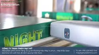 M&aacute;y in Domino Ax150i: ứng dụng phun date l&ecirc;n lon & th&ugrave;ng carton trong ng&agrave;nh đồ uống nước giải kh&aacute;t